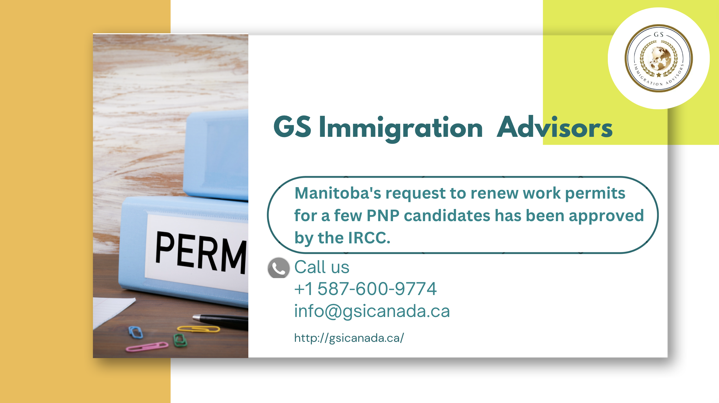 Manitoba’s request to renew work permits for a few PNP candidates has been approved by the IRCC.
